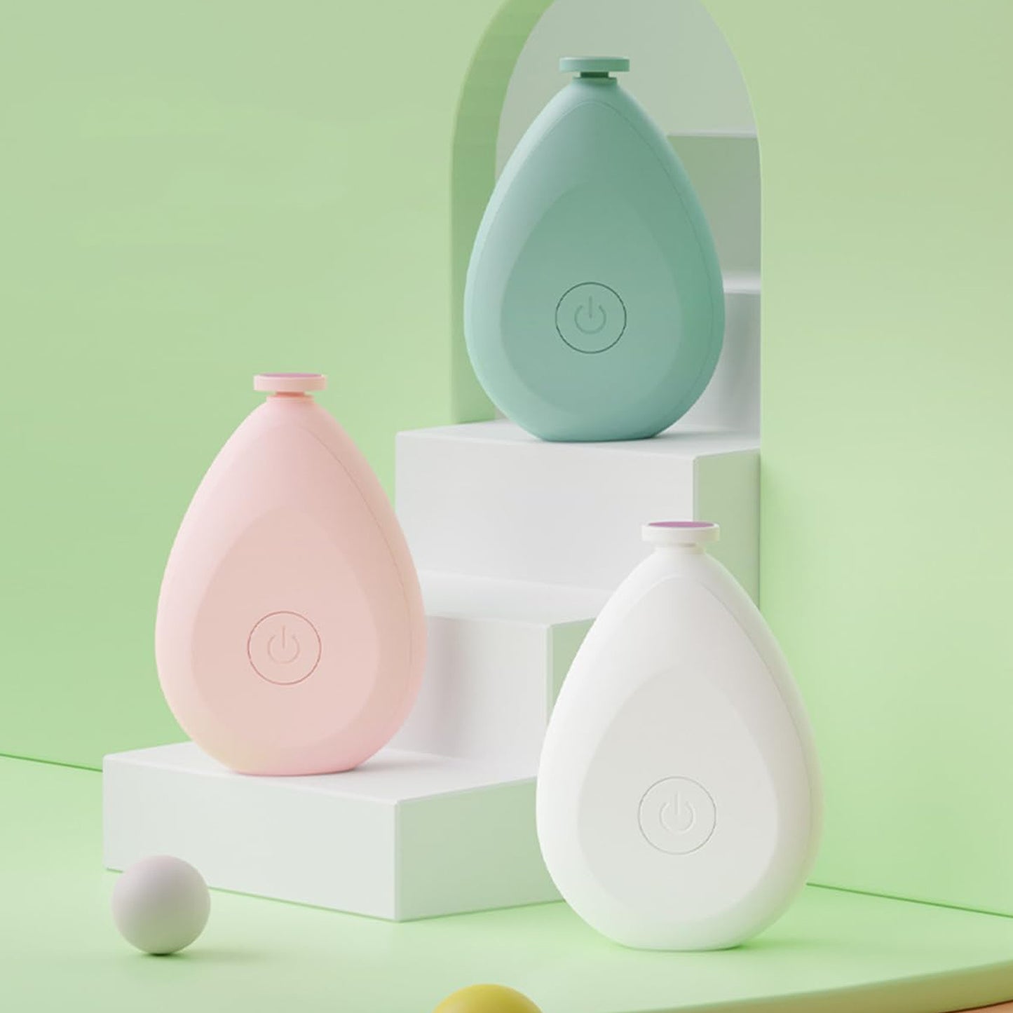 Baby Electric Nails Grinder Kits Safe (1 Pc  Mix Color  With 4 Grinding Heads) - Happy Price - Image 5