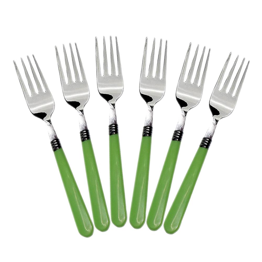 Stainless Steel Forks With Comfortable Grip Dining Fork Set Of 6 Pcs - Happy Price - Image 4