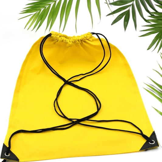 Sport Bag Drawstring Backpack Sports Water Resistant String Bag Sport Gym Sack Pack For Women Men Large - Happy Price - Image 1
