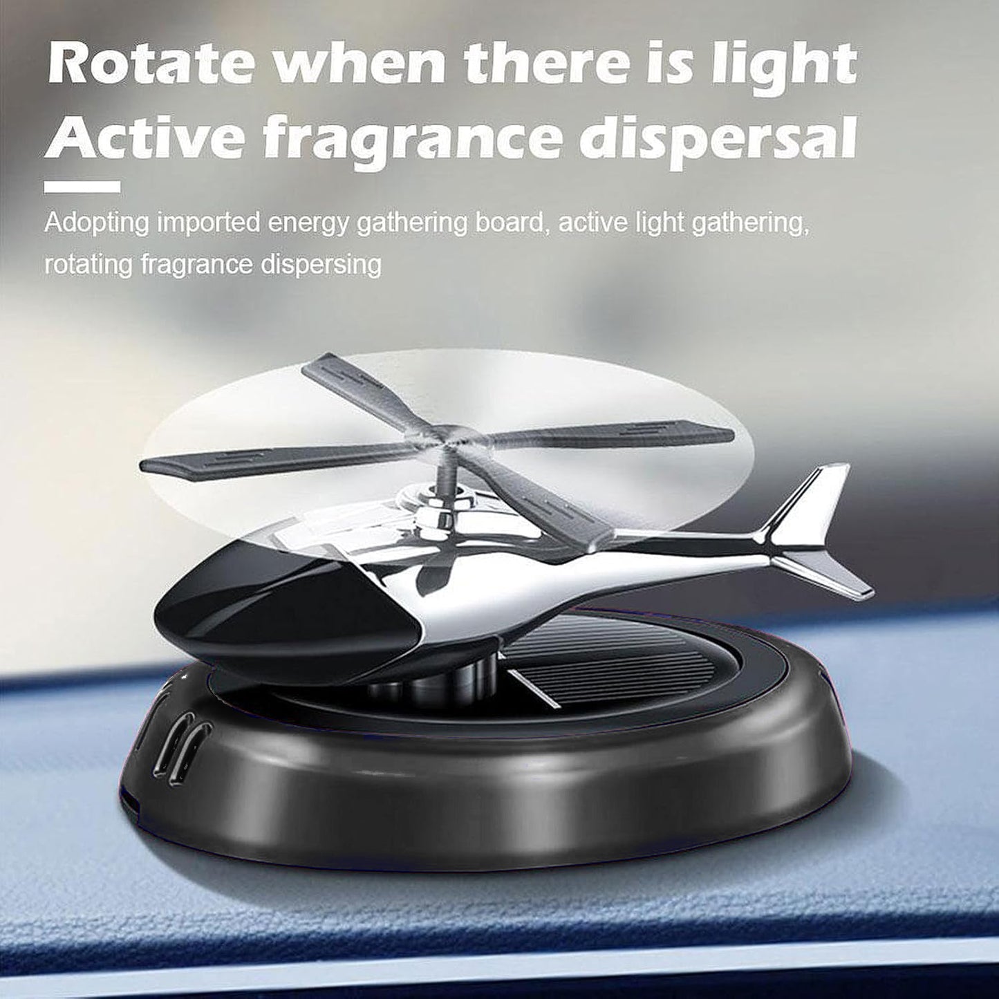 Car Dashboard Perfume Diffuser With Rotating Blades (1 Set) - Happy Price - Image 5