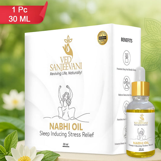 Ved Sanjeevani Nabhi Oil Sleep Inducing Stress Relief (30ml  1 Pc) - Happy Price - Image 1
