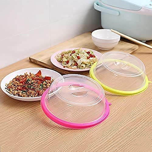 Air-tight Microwave Oven Dish Cover Microwave Splatter Cover Food Cover Microwave Food Plate Kitchen Plate Dish Lid Dishwasher Safe - Happy Price - Image 2