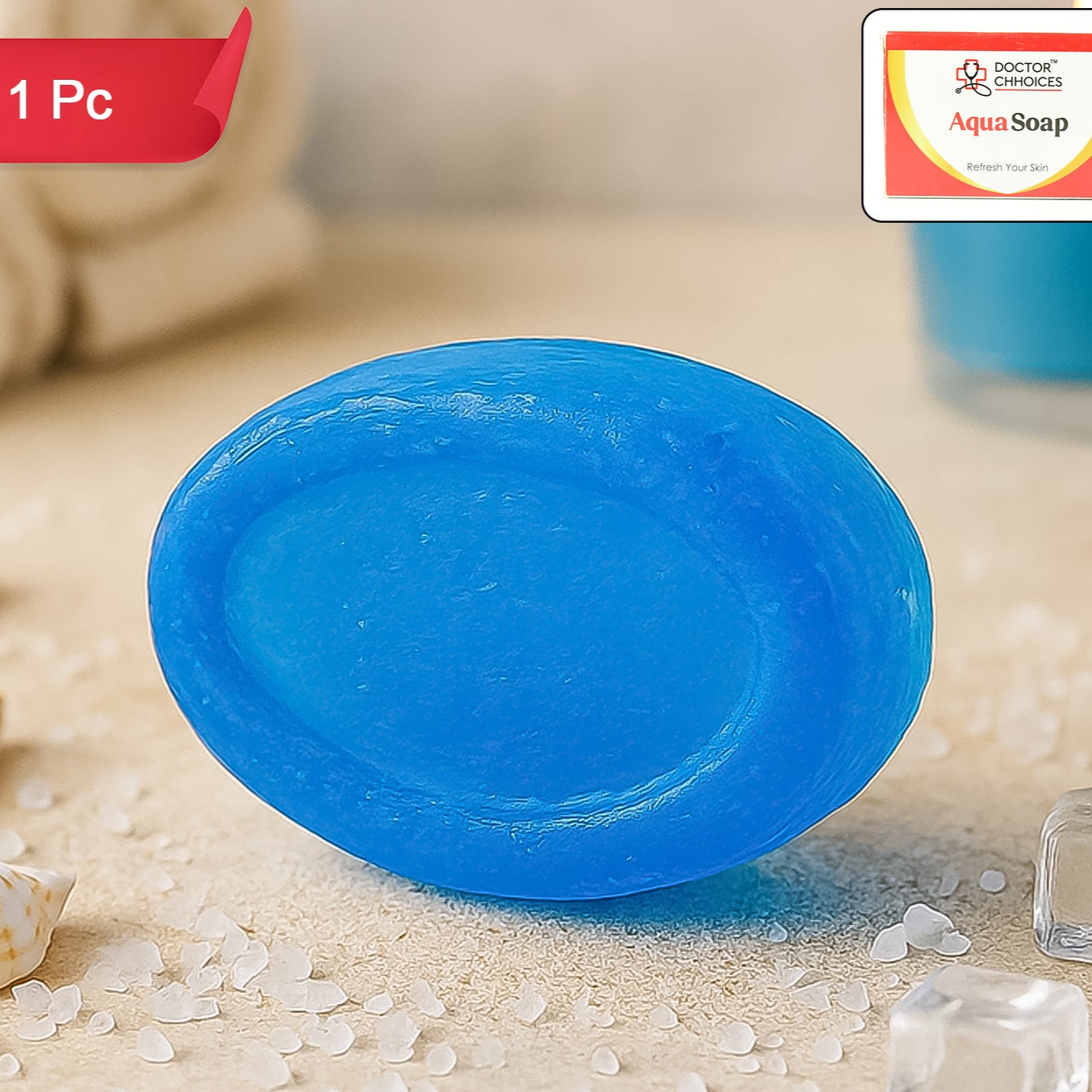 Doctor Chhoices Aqua Soap  1 Pc - Happy Price - Image 1