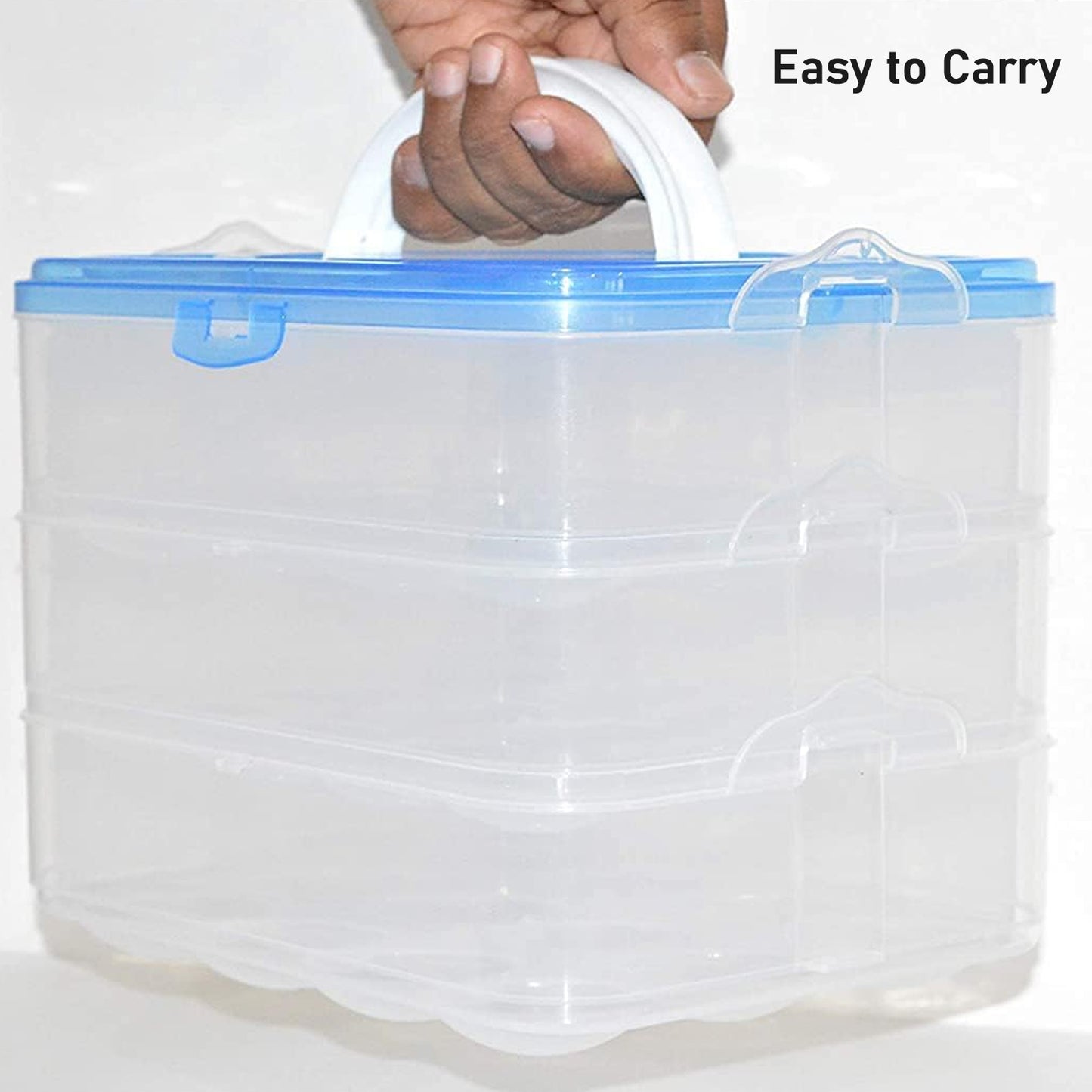 3-layer Plastic Refrigerator Egg Storage Box (36 Grid) - Happy Price - Image 4