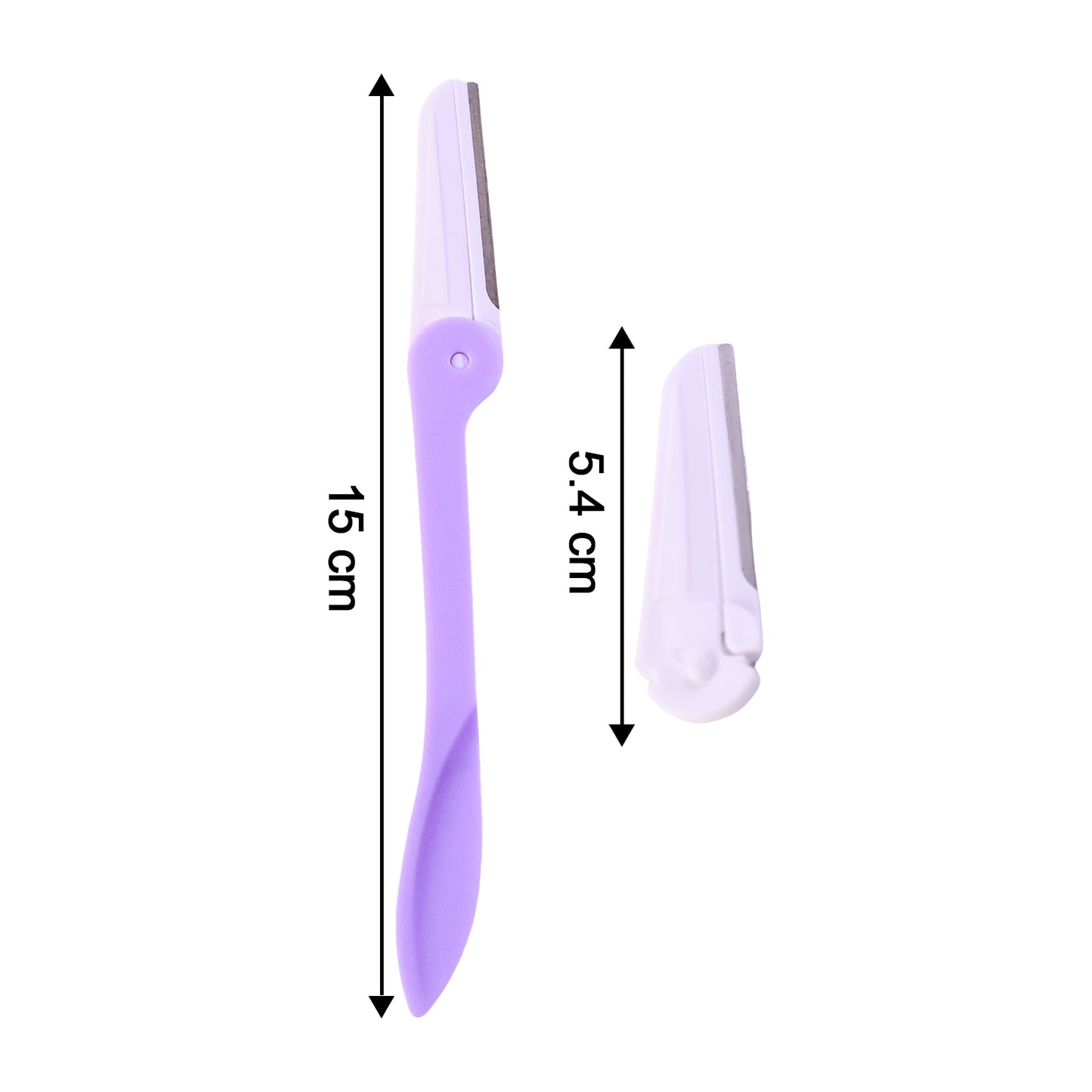 Precision Eyebrow & Facial Hair Razor with 3 Replaceable Blades - Happy Price - Image 5