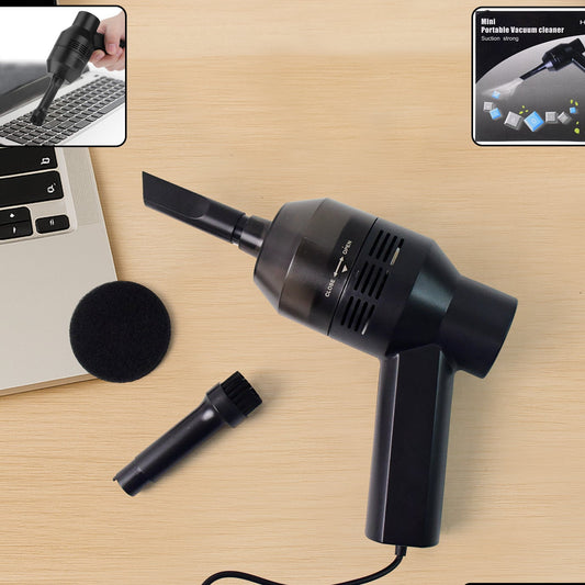 Mini Portable USB Vacuum Cleaner for Desks & Keyboards (1 Pc) - Happy Price - Image 1