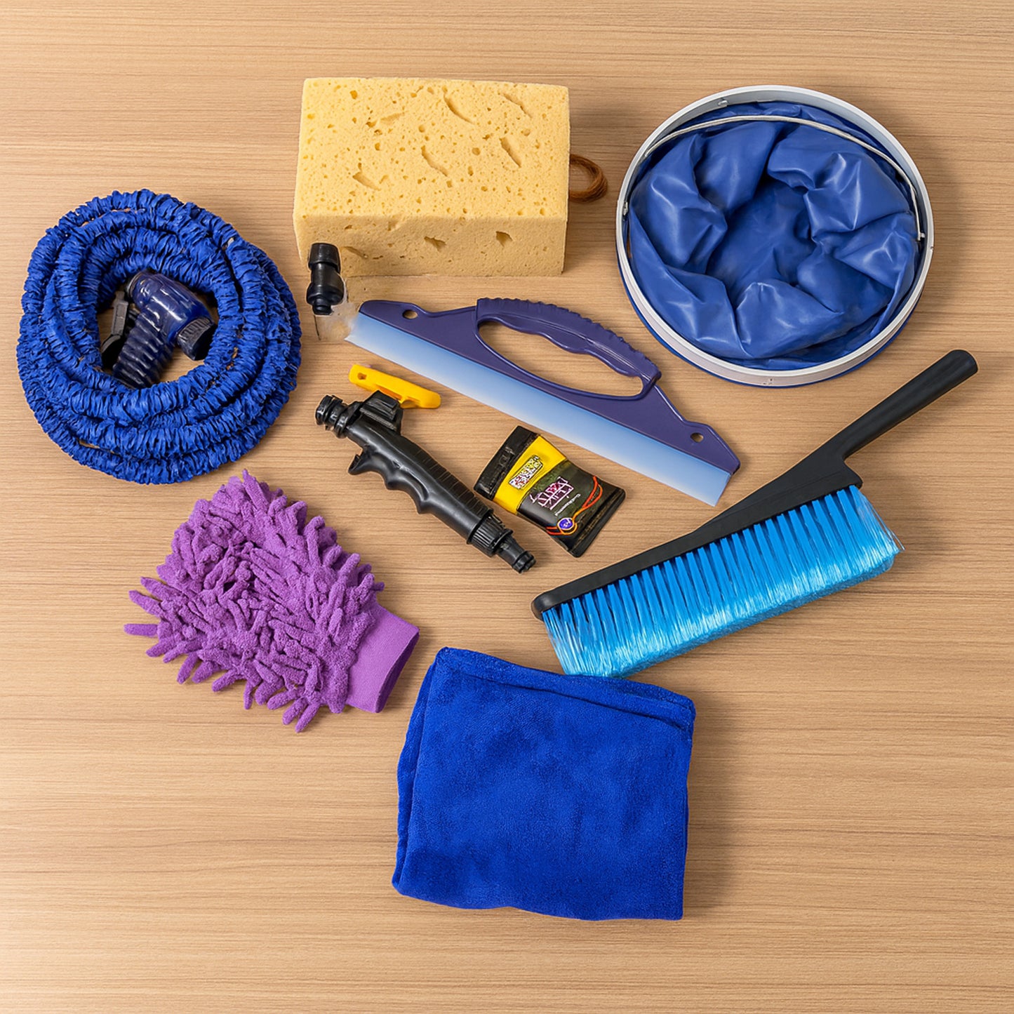 Complete 9-in-1 Car Cleaning Kit - All-in-One Vehicle Wash & Shine Set - Happy Price - Image 3