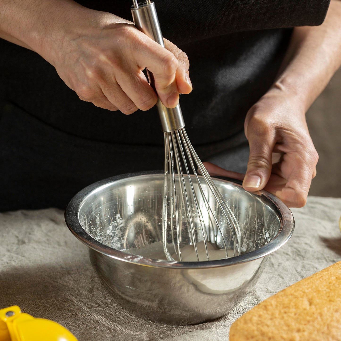 Premium Stainless Steel Whisk - 1 Pc Egg Beater & Mixer for Kitchen - Happy Price - Image 6