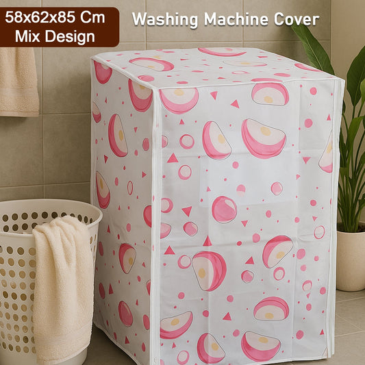 Waterproof Washing Machine Cover 58x62x85 cm (1 Pc, Mix Design) - Happy Price - Image 1