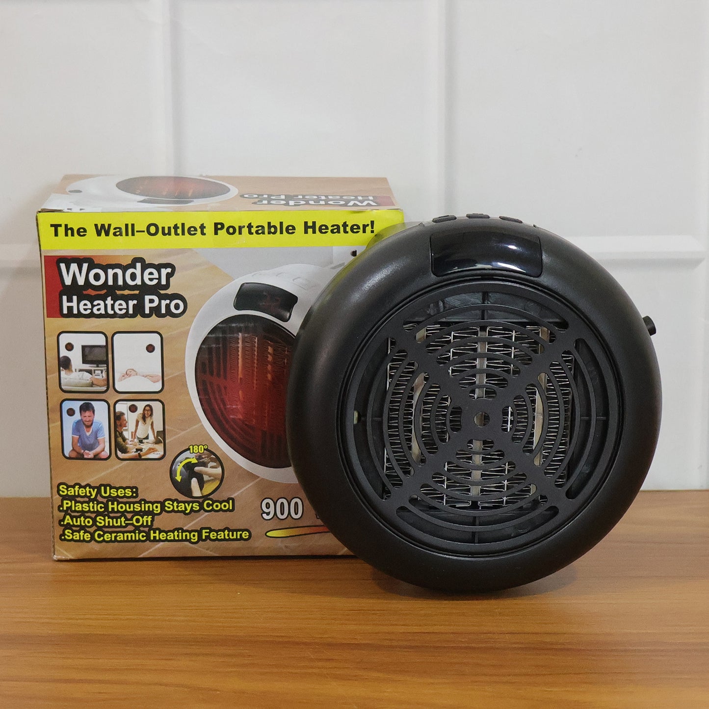 900W Compact Plug-In Wall Heater - Fast Heating Electric Room Warmer (1 Pc) - Happy Price - Image 6