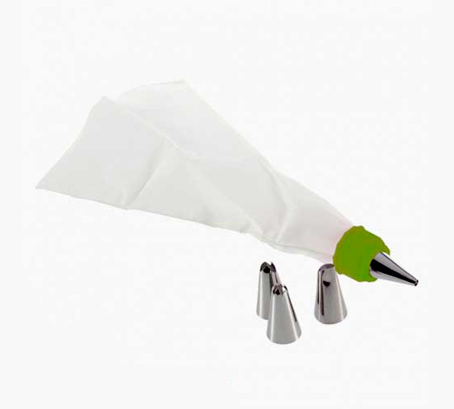 Cake Decorating Nozzle With Piping Bag Stainless Steel Piping Cream Frosting Nozzles - Happy Price - Image 2