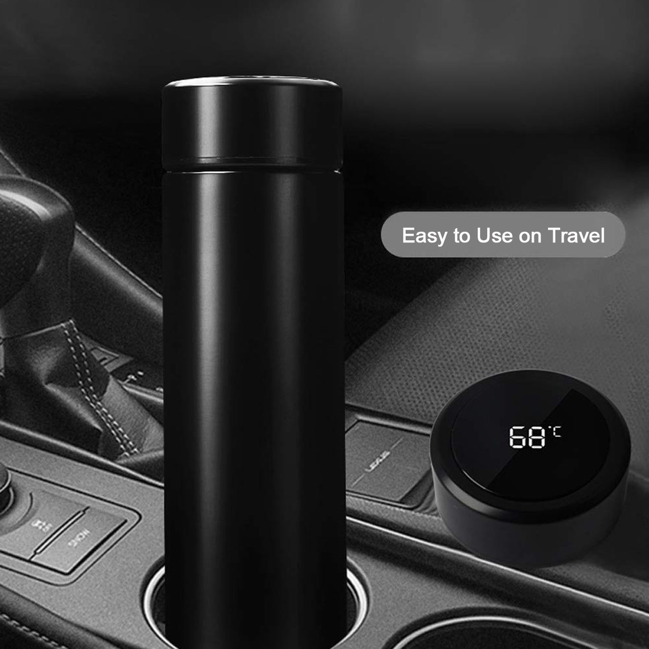 Double Stainless Steel Wall Smart Flask Water Bottle ( B Grade ) - Happy Price - Image 7