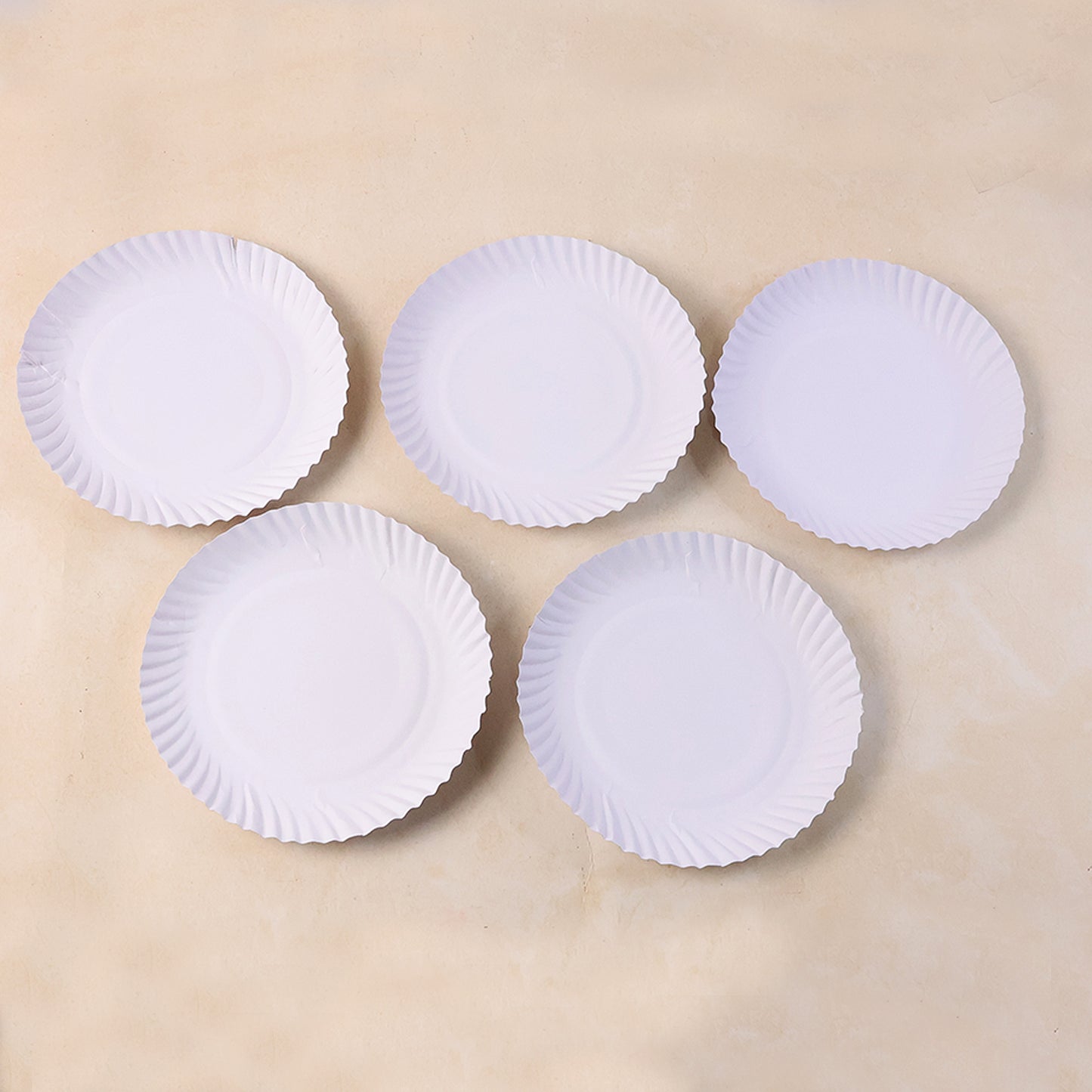 9 Inch Round Compostable Paper Plates - 25 Pcs Pack - Happy Price - Image 4
