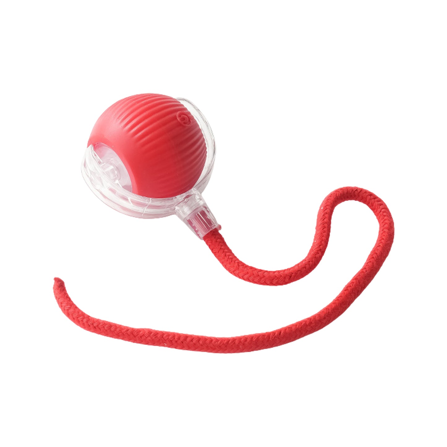 Rechargeable Interactive Cat Ball Toy with LED Light & Braided Tail (1 Pc) - Happy Price - Image 5