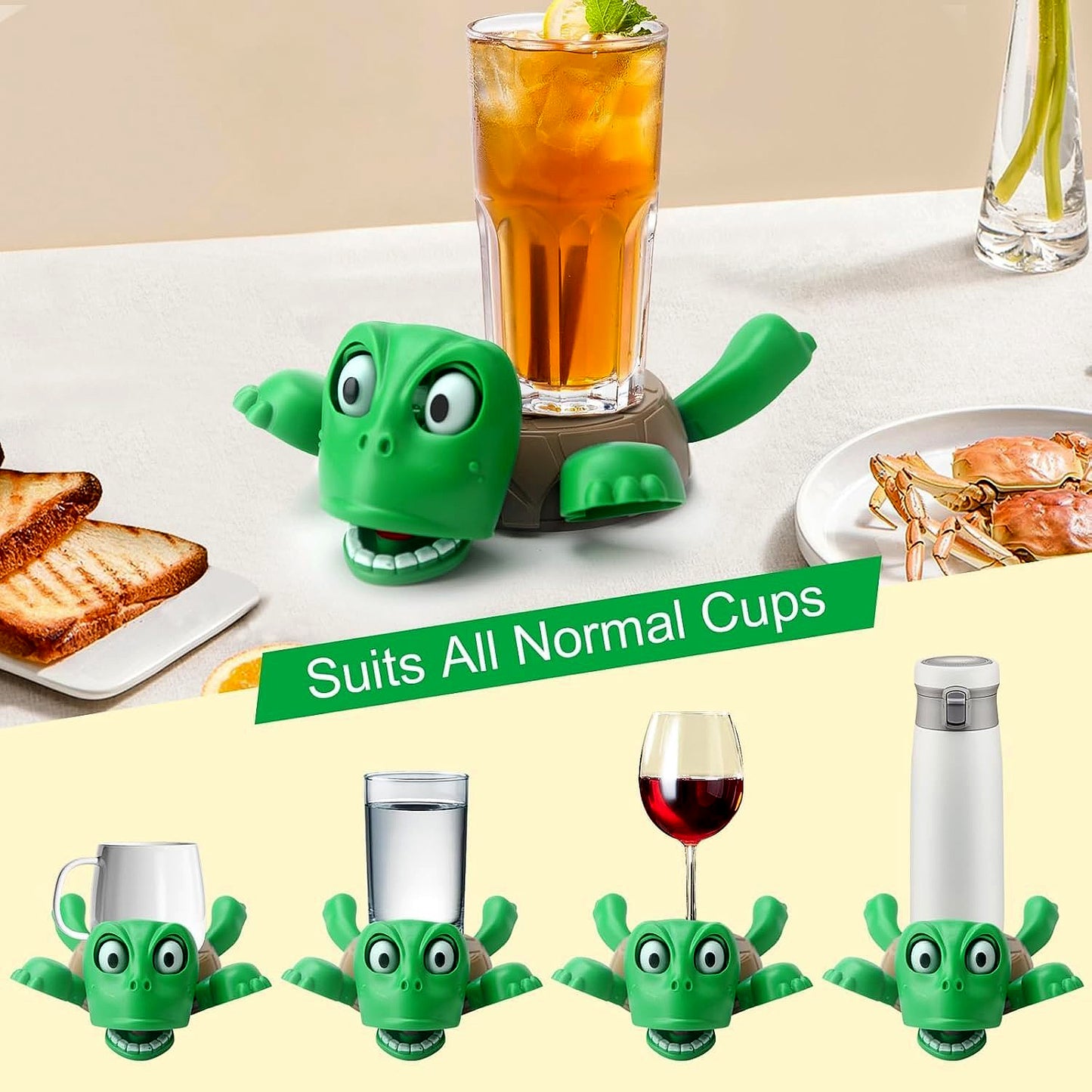 Turtle Design Plastic Cup Coaster - 1 Pc - Happy Price - Image 6