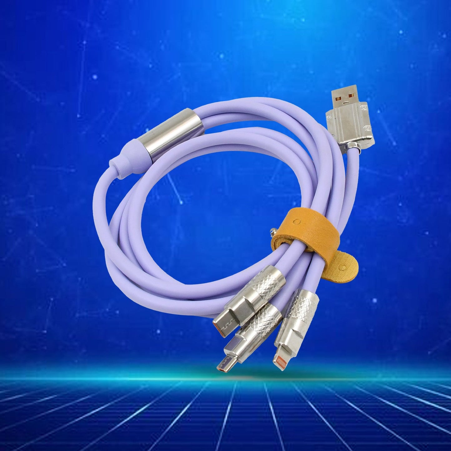 3 In 1 Multi Super Fast Charging Cable (1 Pc) - Happy Price - Image 5