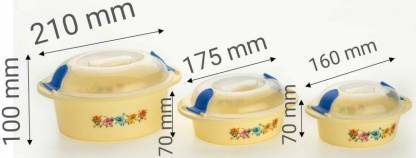 Hot N Fresh Insulated Plastic Casserole Gift Set (3 Pieces) - Happy Price - Image 4