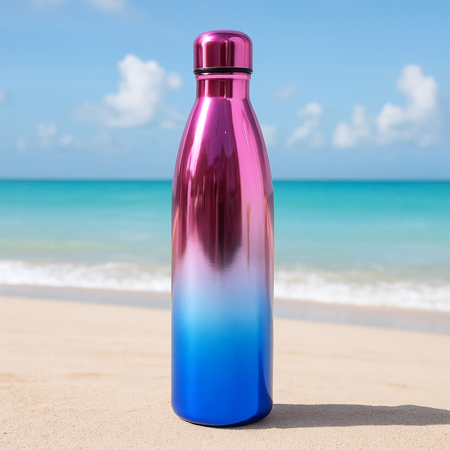 Stainless Steel Water Bottle (Approx 1000ml  1 Pc) - Happy Price - Image 4