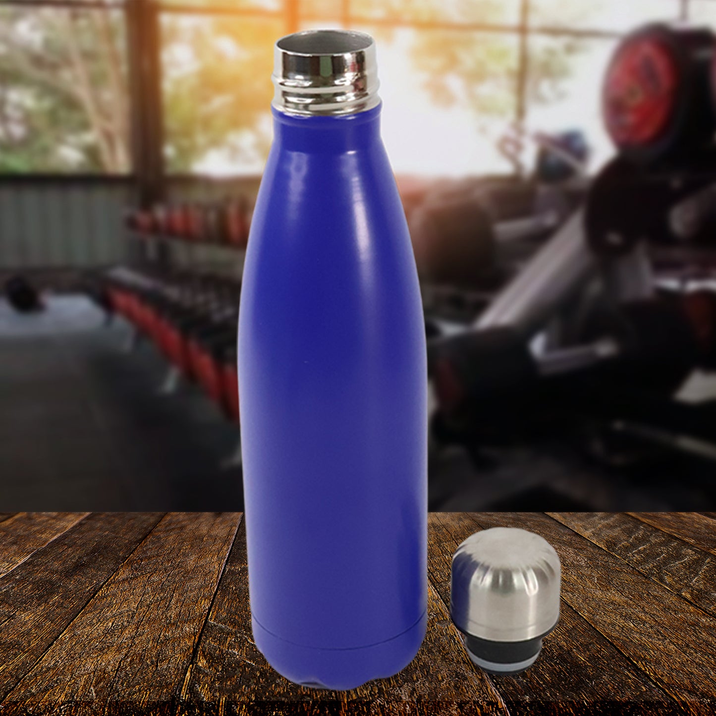Stainless Steel Single Wall Water Bottle 400ml Approx - Happy Price - Image 4