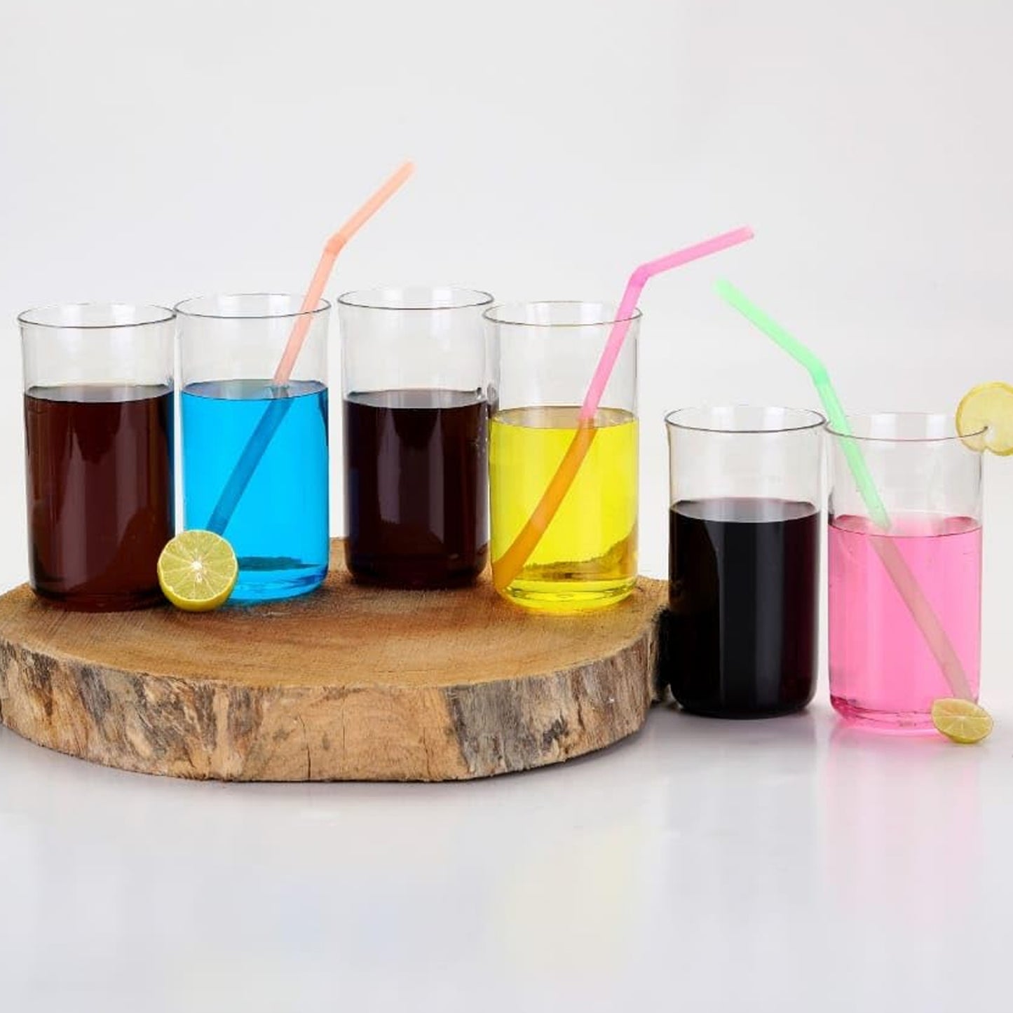 Glossy Plastic Tumbler Set - 6 Pcs, 300 Ml Each - Happy Price - Image 4