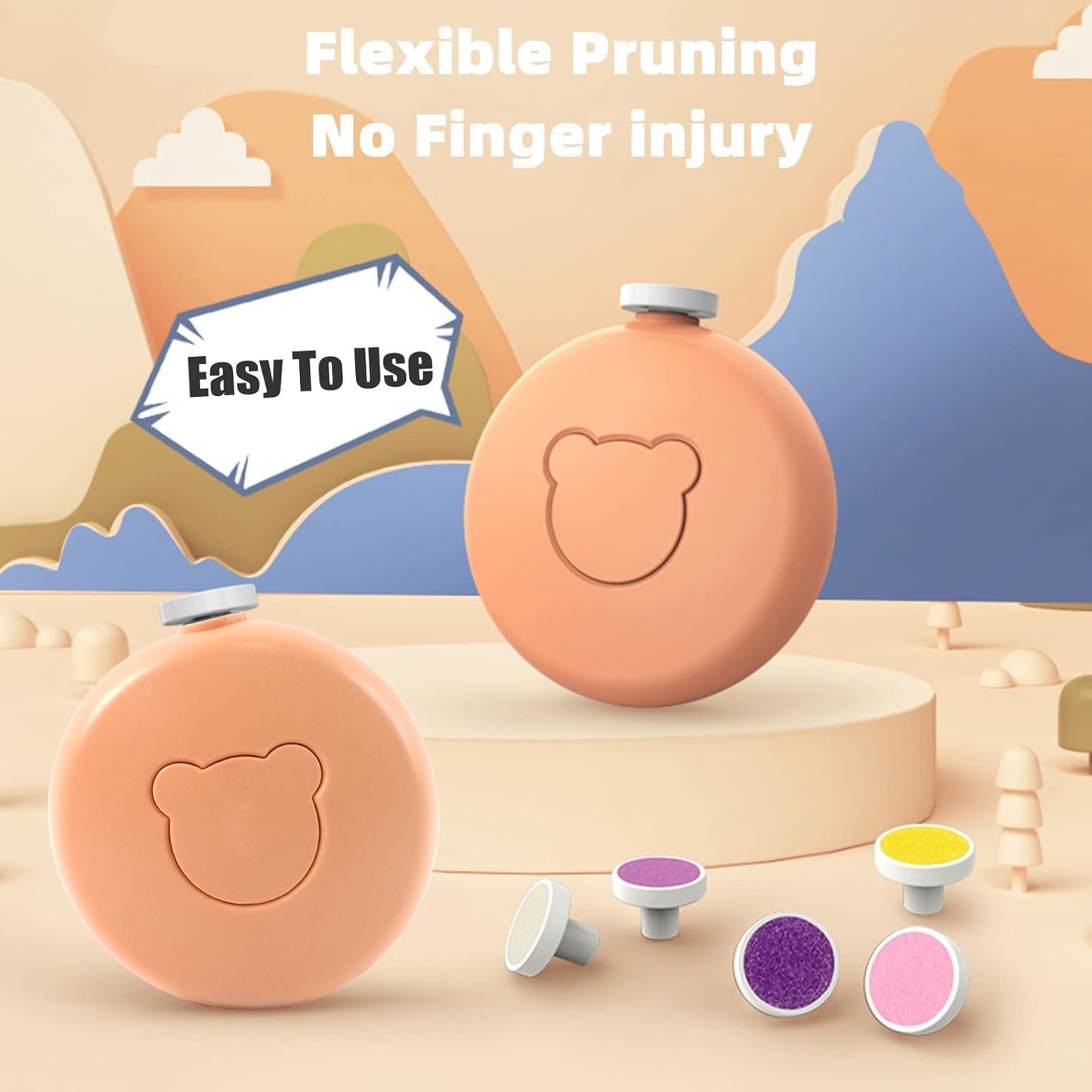 Electric Baby Nail Trimmer & Manicure Set - 6 Grinding Heads, Safe & Silent - Happy Price - Image 3