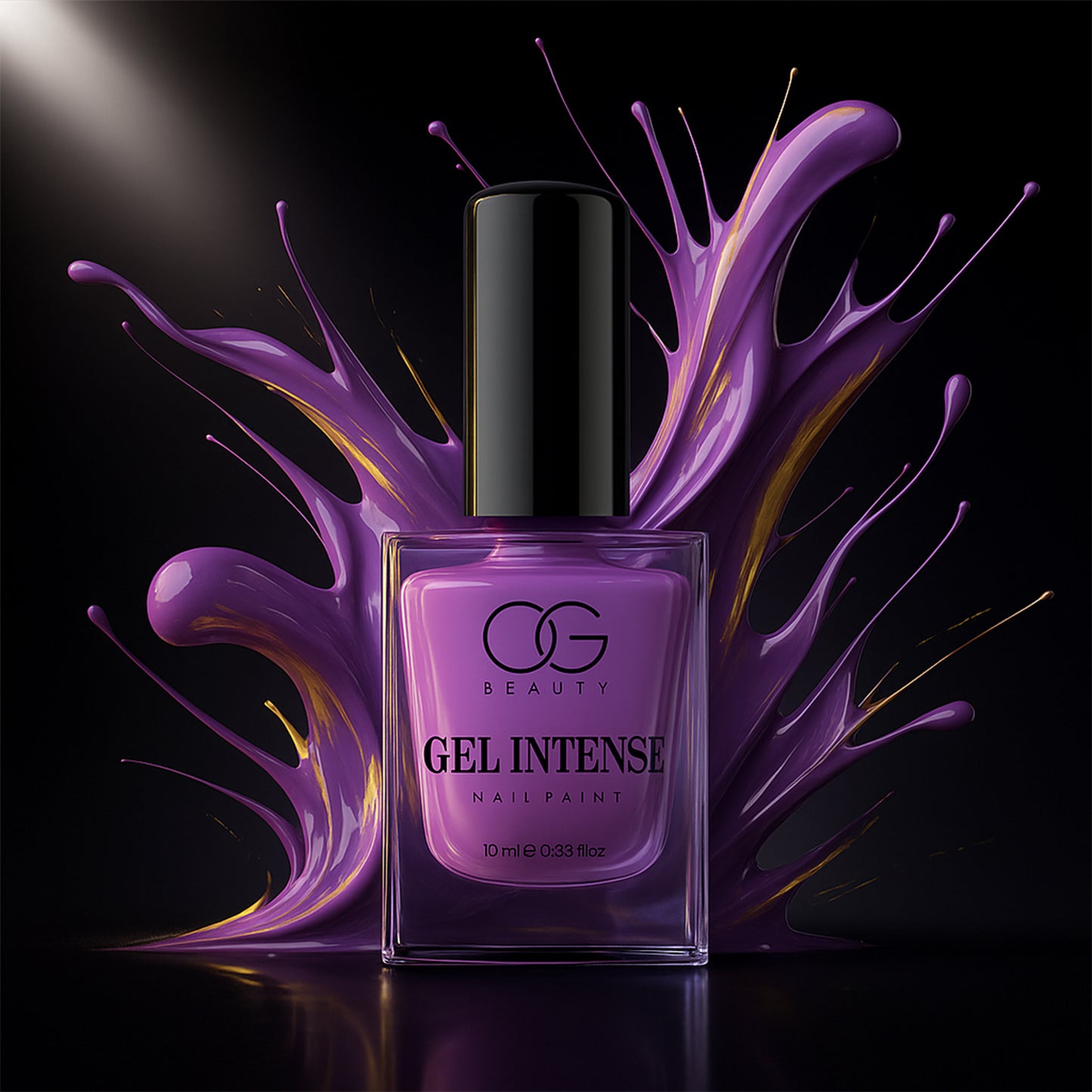 Berry Eclipse Gel Intense Nail Polish - 10 ML, Long-Lasting Glossy Finish - Happy Price - Image 2