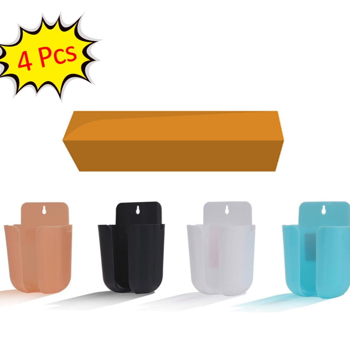 Wall Mounted Storage Box Remote Storage Organizer Case (Multicolour) - Happy Price - Image 1