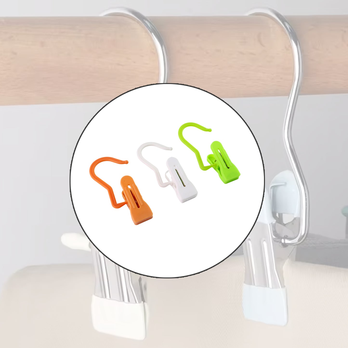 Multipurpose Hanging Hook Clip (1 Pc Mix Color) - Happy Price - Image 5