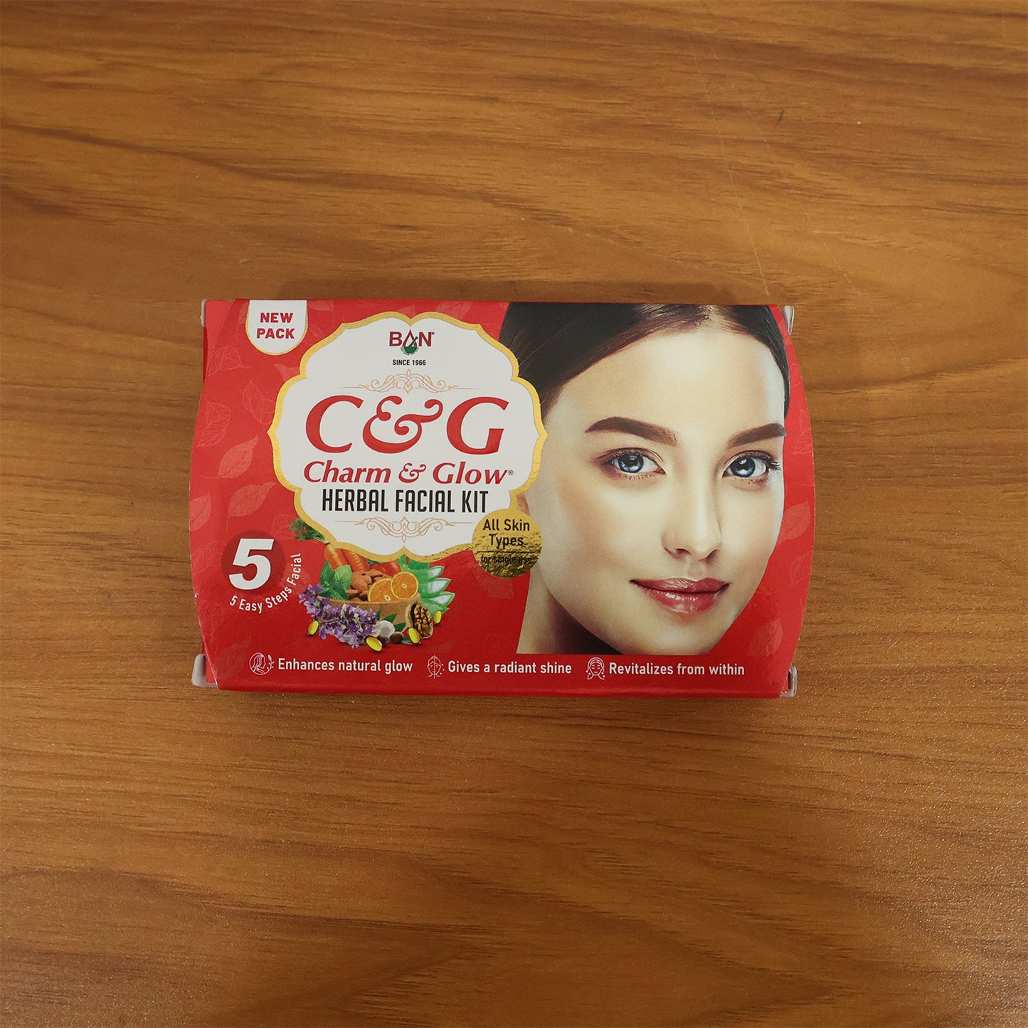 Herbal 5-Step Facial Kit for Complete Skin Rejuvenation (1 Pc) - Happy Price - Image 7