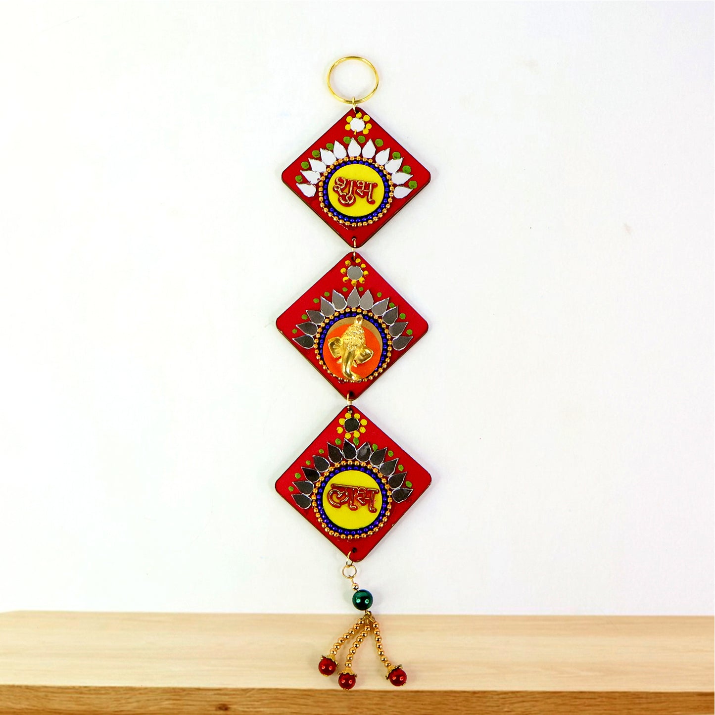 Labh Shubh Decorative Wall Hanging - Auspicious Door Toran for Festivals & Home Decor (1 Pc) - Happy Price - Image 4