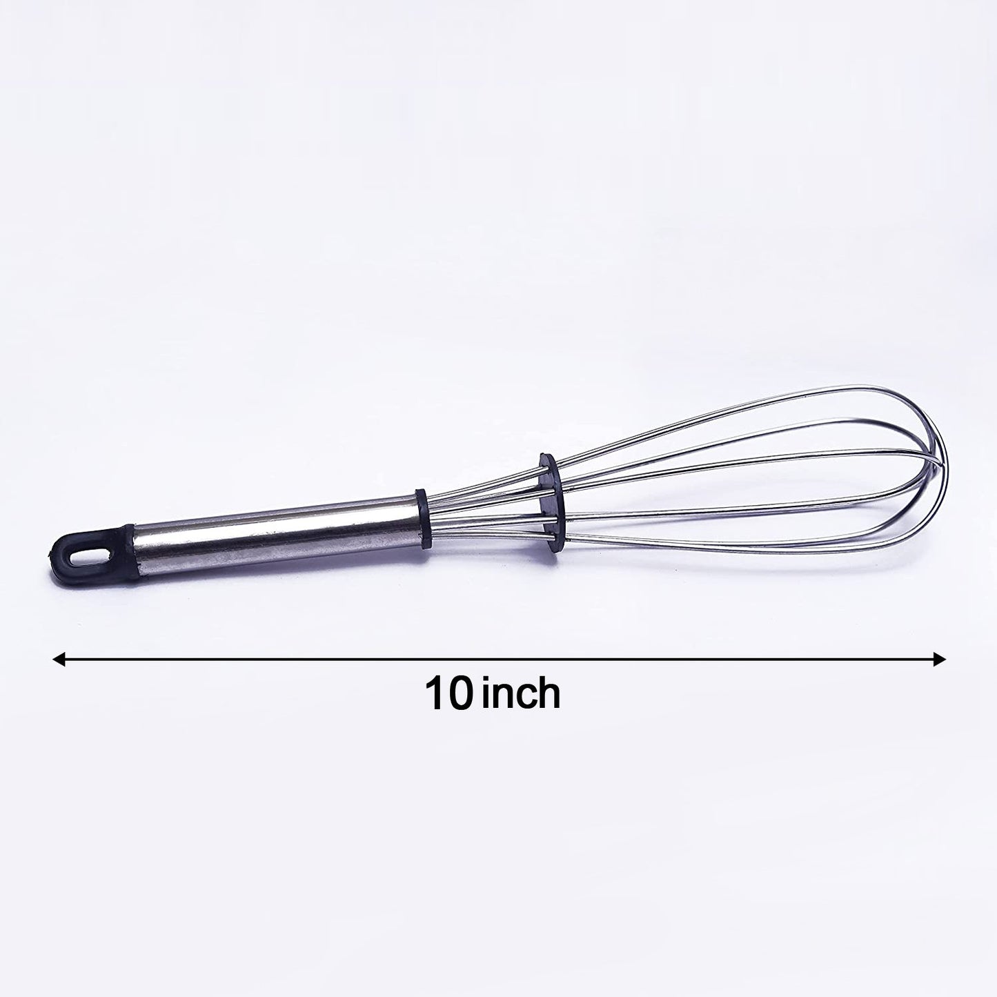Stainless Steel Wire Whiskballoon Whiskegg Frother Milk  Egg Beater (10 Inch) - Happy Price - Image 4