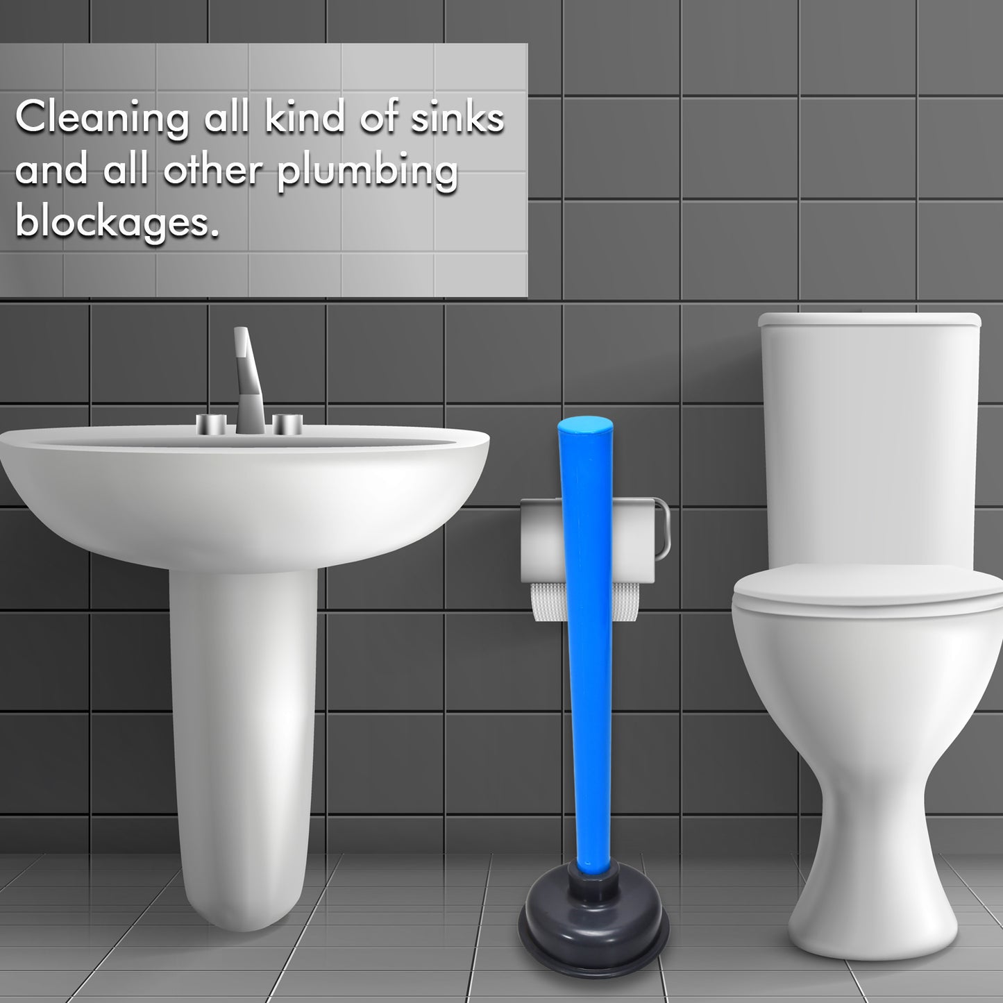 Powerful Toilet Unclogger & Drain Plunger for Home Use - Happy Price - Image 3