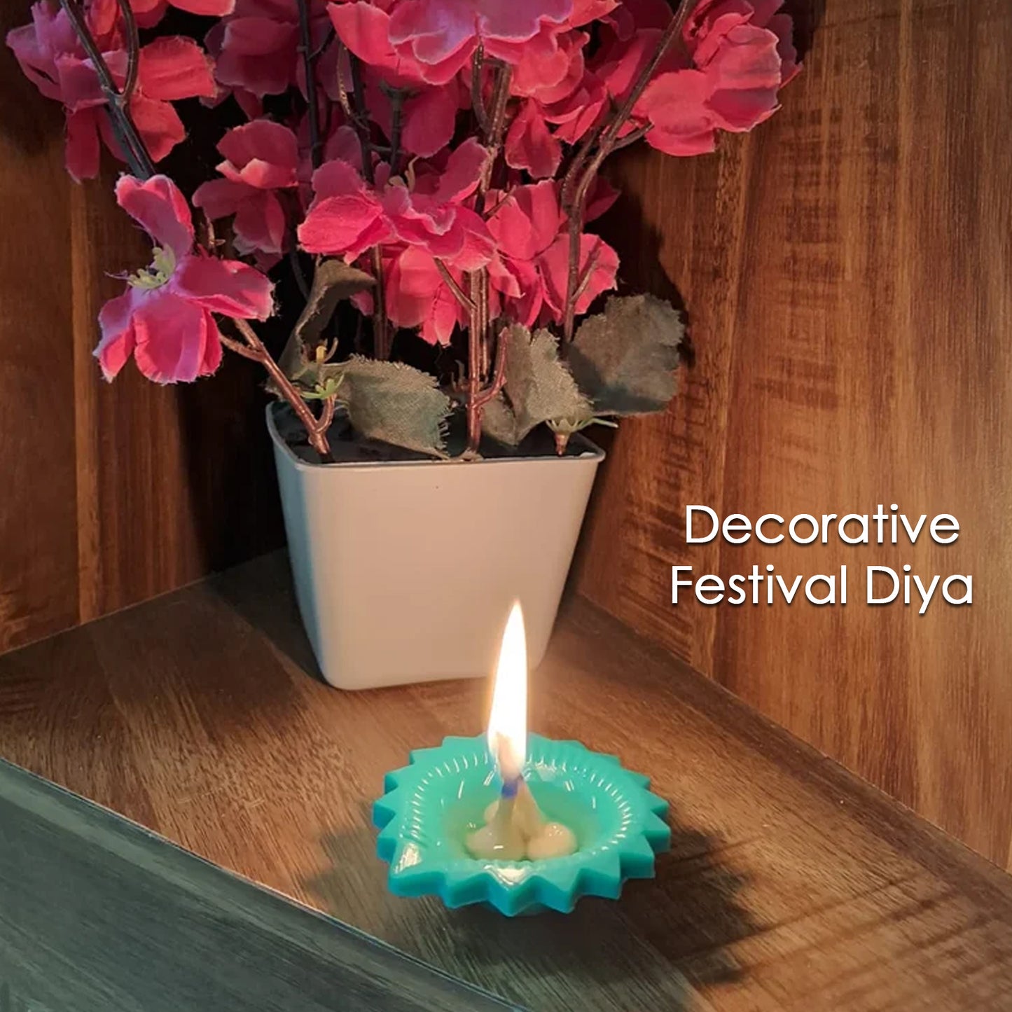 Silicone Diya For Diwali Attractive Design Colourful Diya Combo (Mix Design 1 Pc) - Happy Price - Image 2