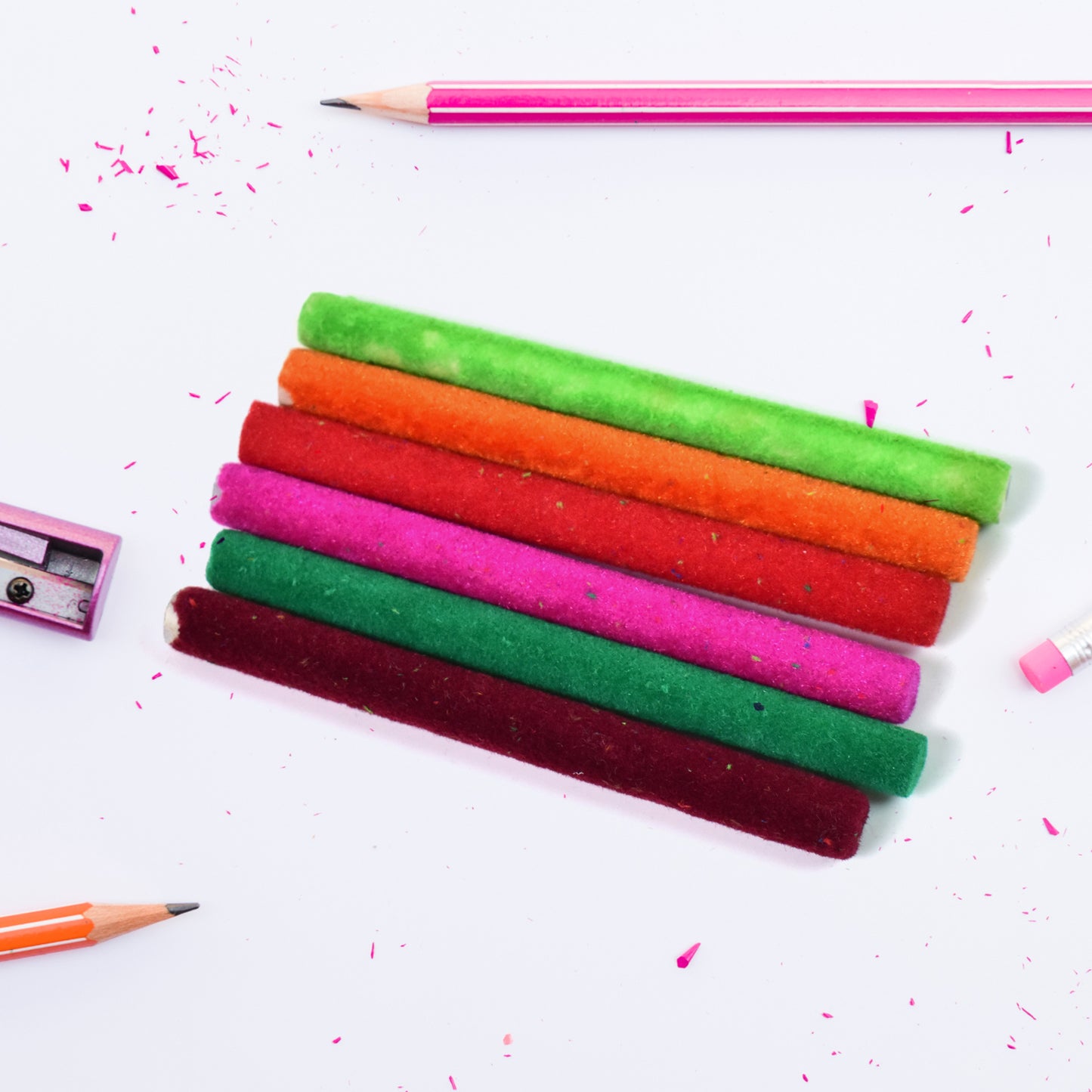 Small Velvet Pencil (1 Pc  Mix Color  Design) - Happy Price - Image 3