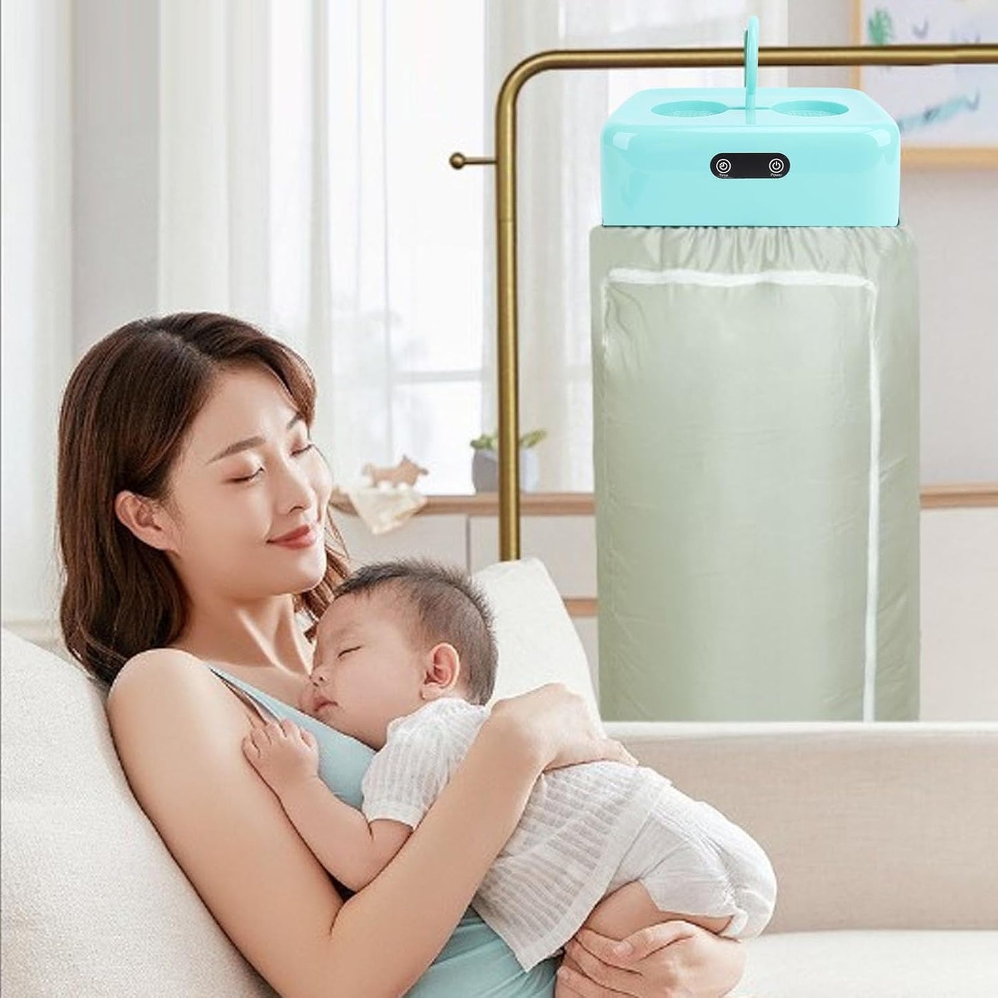 Portable Clothes Folding Dryer Portable Dryer (1 Pc) - Happy Price - Image 2
