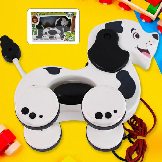 Dog Pull Along Toddler Toy With Attractive Design (1 Pc) - Happy Price - Image 1