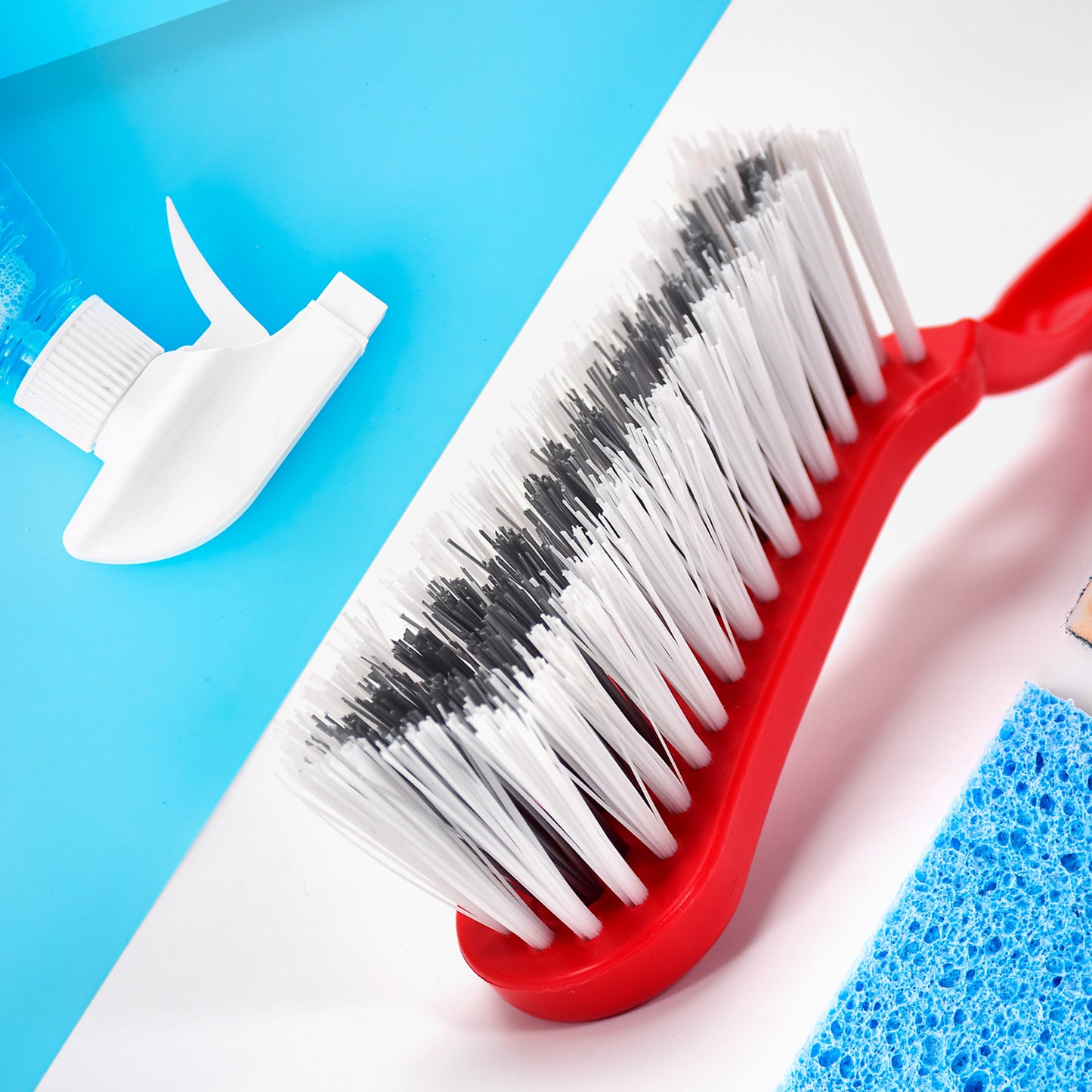 Durable Plastic Dustpan and Brush Set with Long Handle for Home Cleaning - Happy Price - Image 6