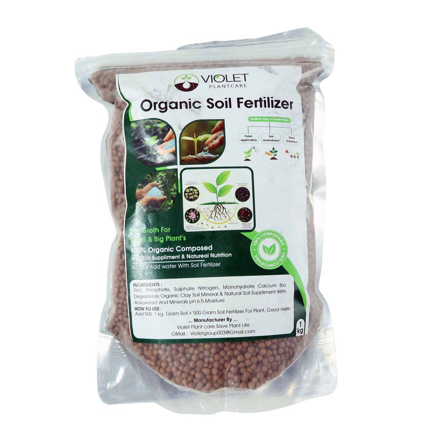 HappyPrice Organic Soil Fertilizer Granules - Natural Plant Booster (1 KG) - Happy Price - Image 4