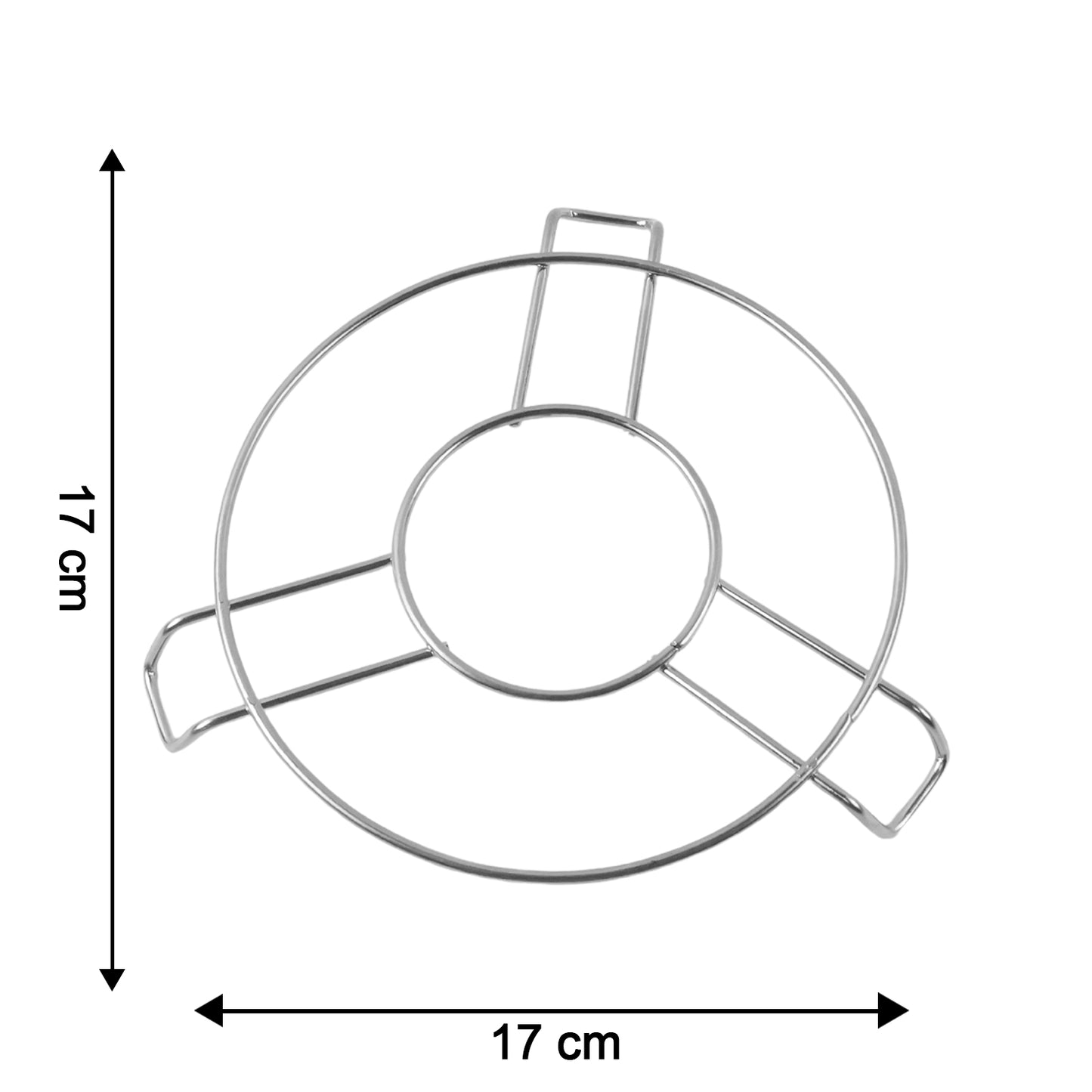 Stainless Steel Round Cooker Stand for Pots & Pressure Cookers - 1 Pc - Happy Price - Image 3