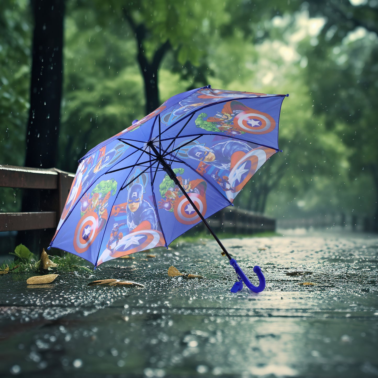 Umbrella With Handle And Lightweight Safety Round Plastic Cap - Happy Price - Image 4