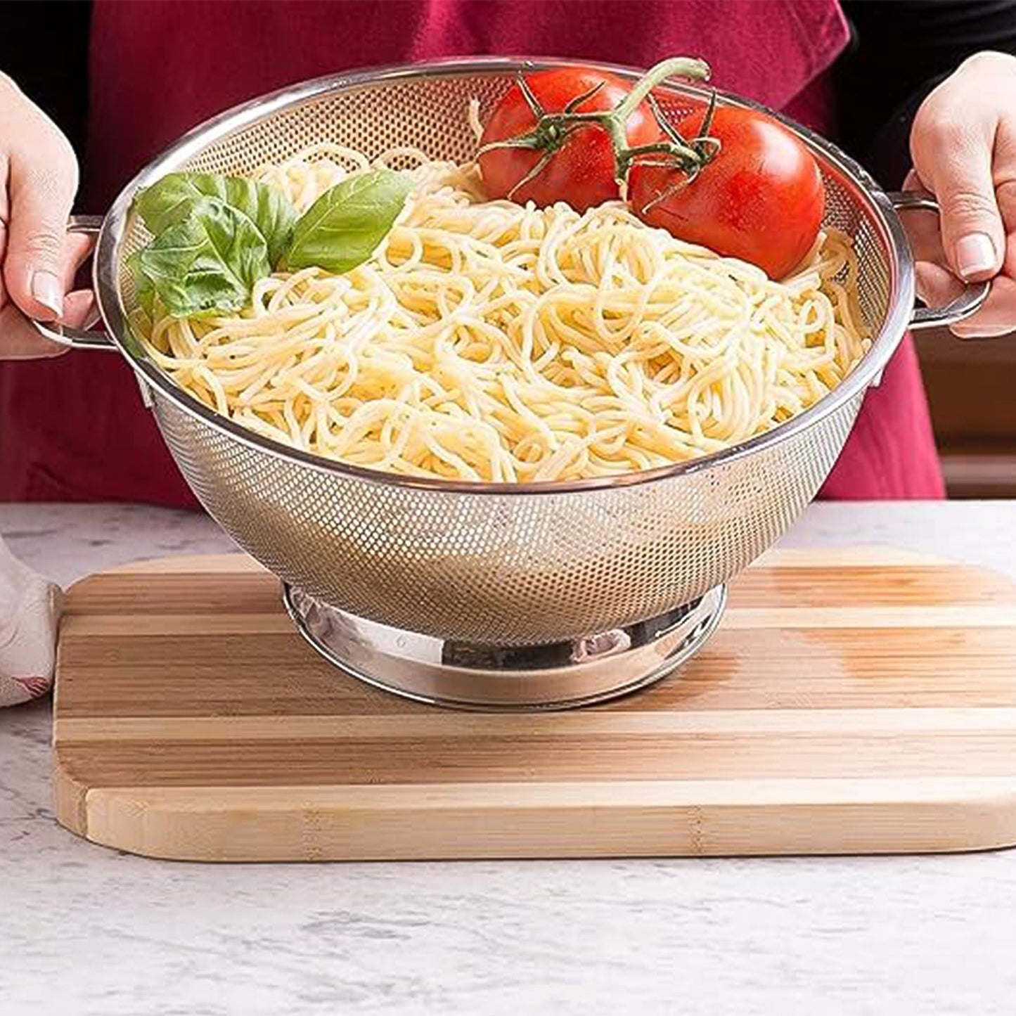 Apex Stainless Steel Mesh Colander - Happy Price - Image 4