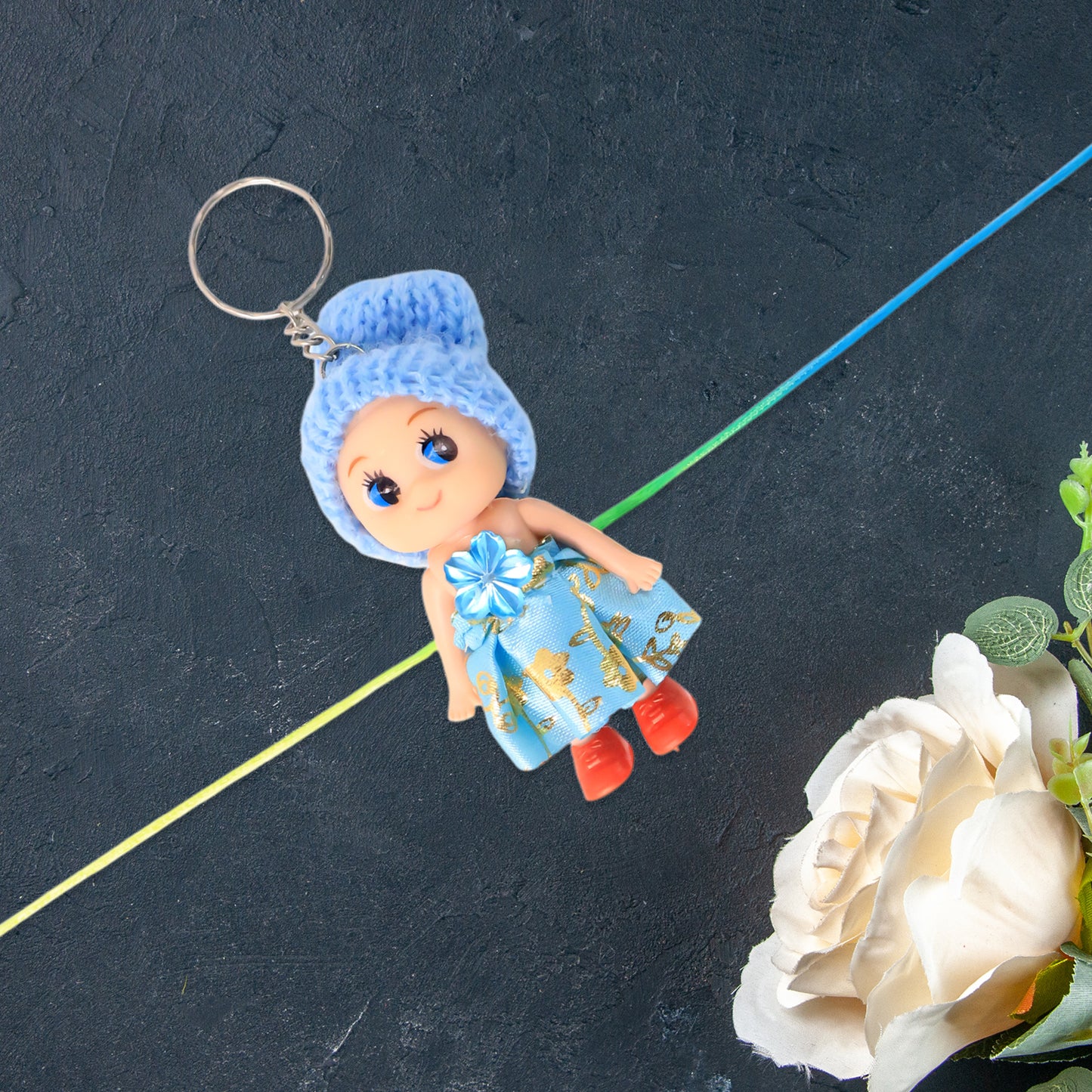 Multifunction Doll Rakhi For Kids  Cute Soft Toy Rakhi With Keychain Use  Decorative Fancy Rakhi Cum Keyring For Boys  Girls - Happy Price - Image 5