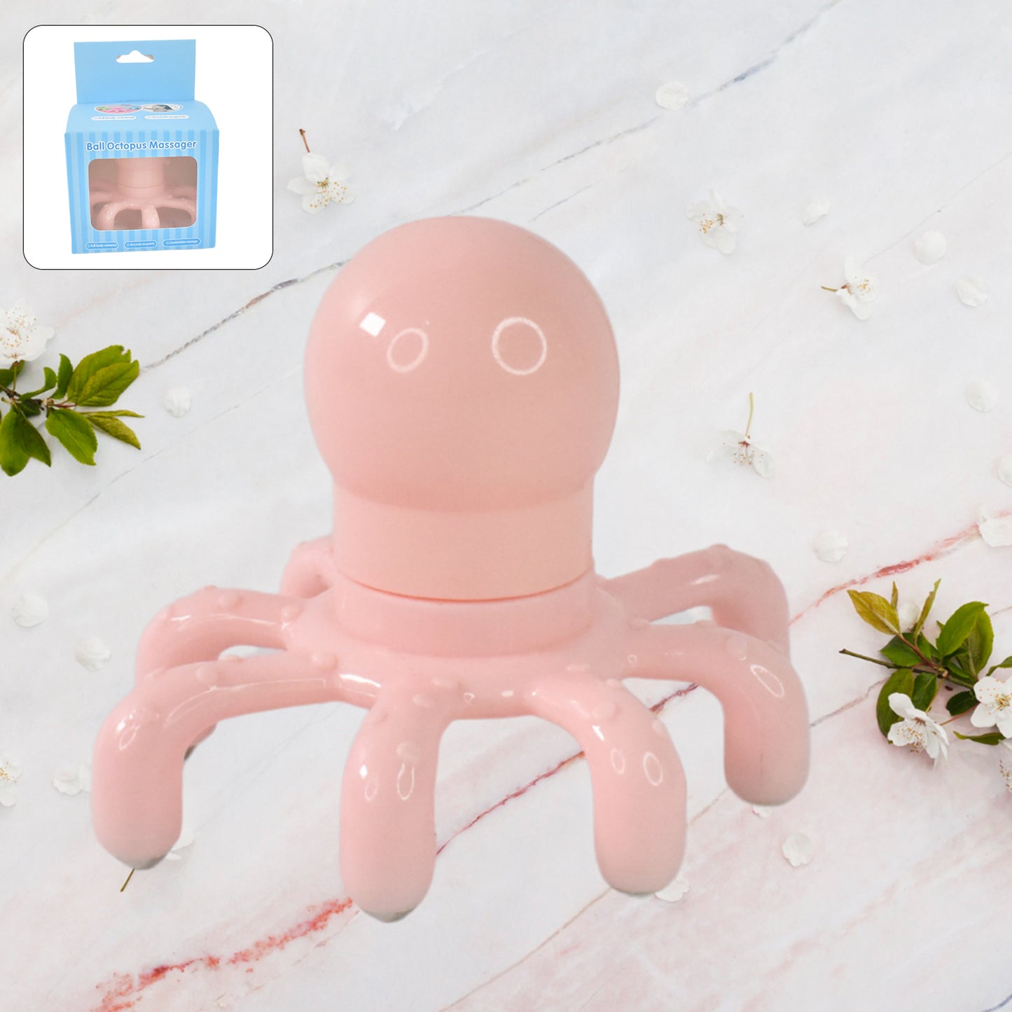 Scalp Relax Octopus Massager Octopus Claw Head Massager Long Lasting Ergonomic For Adults For Abdomen - Happy Price - Image 2