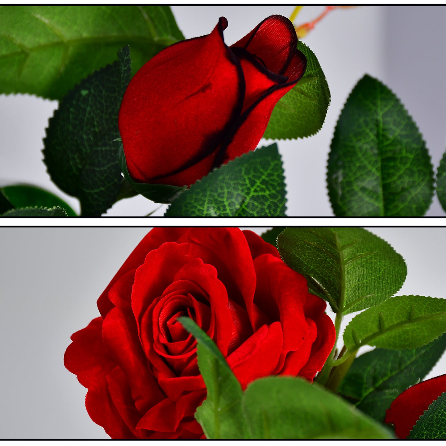Artificial Rose Flower Plant With Pot For Home Office Or Gift - Happy Price - Image 3