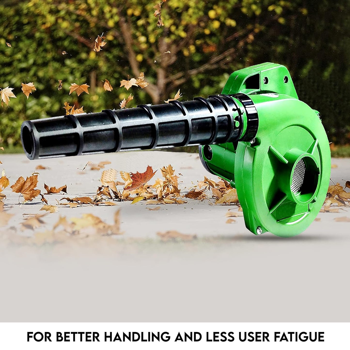 650v Blower Portable Rifel Range Heavy Duty Air Blower Electric Air Blower For Homeofficecarpccomputer Dustgaragepatiogarden Leaftrash Cleaning  (350w 2.3 M3min 13000 Rpm Green) - Happy Price - Image 2