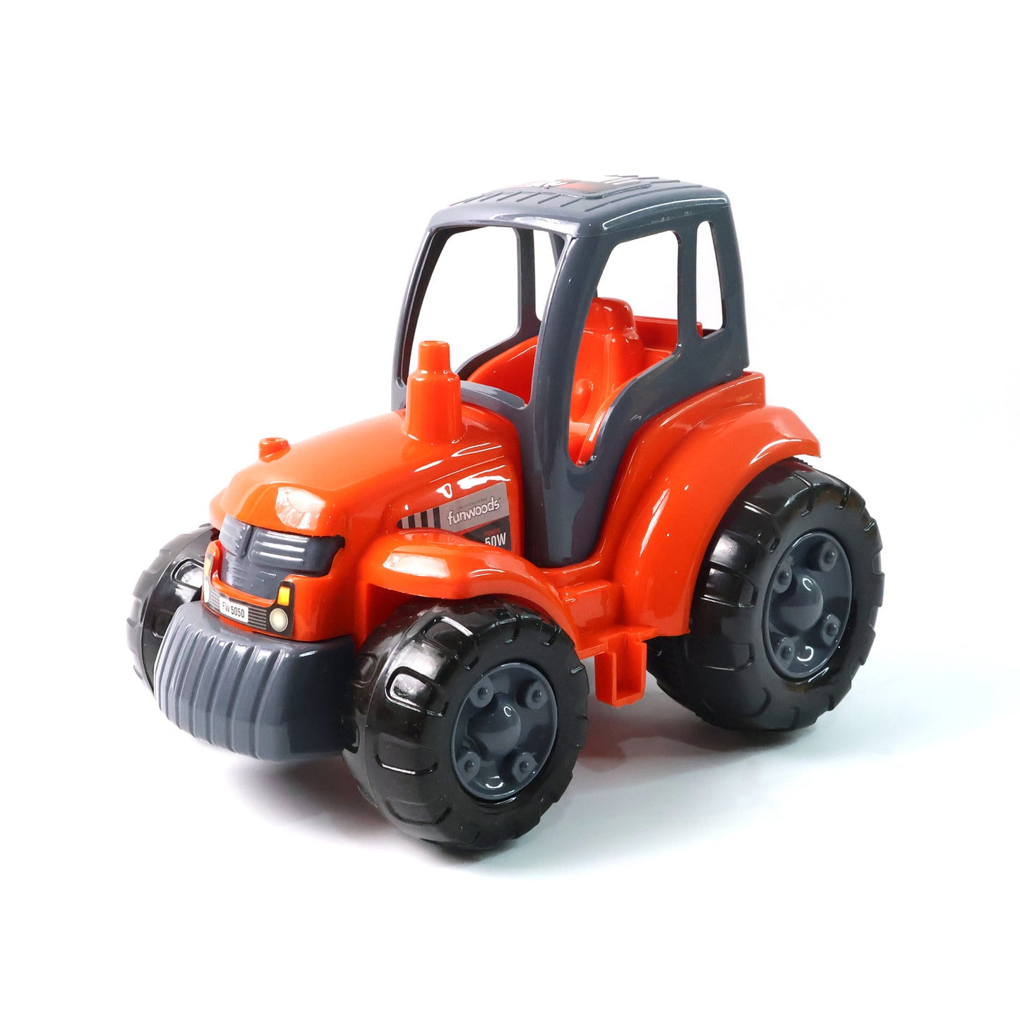 Friction Powered Tractor Toy for Kids - 1 Pc, Durable Plastic Farm Vehicle - Happy Price - Image 2