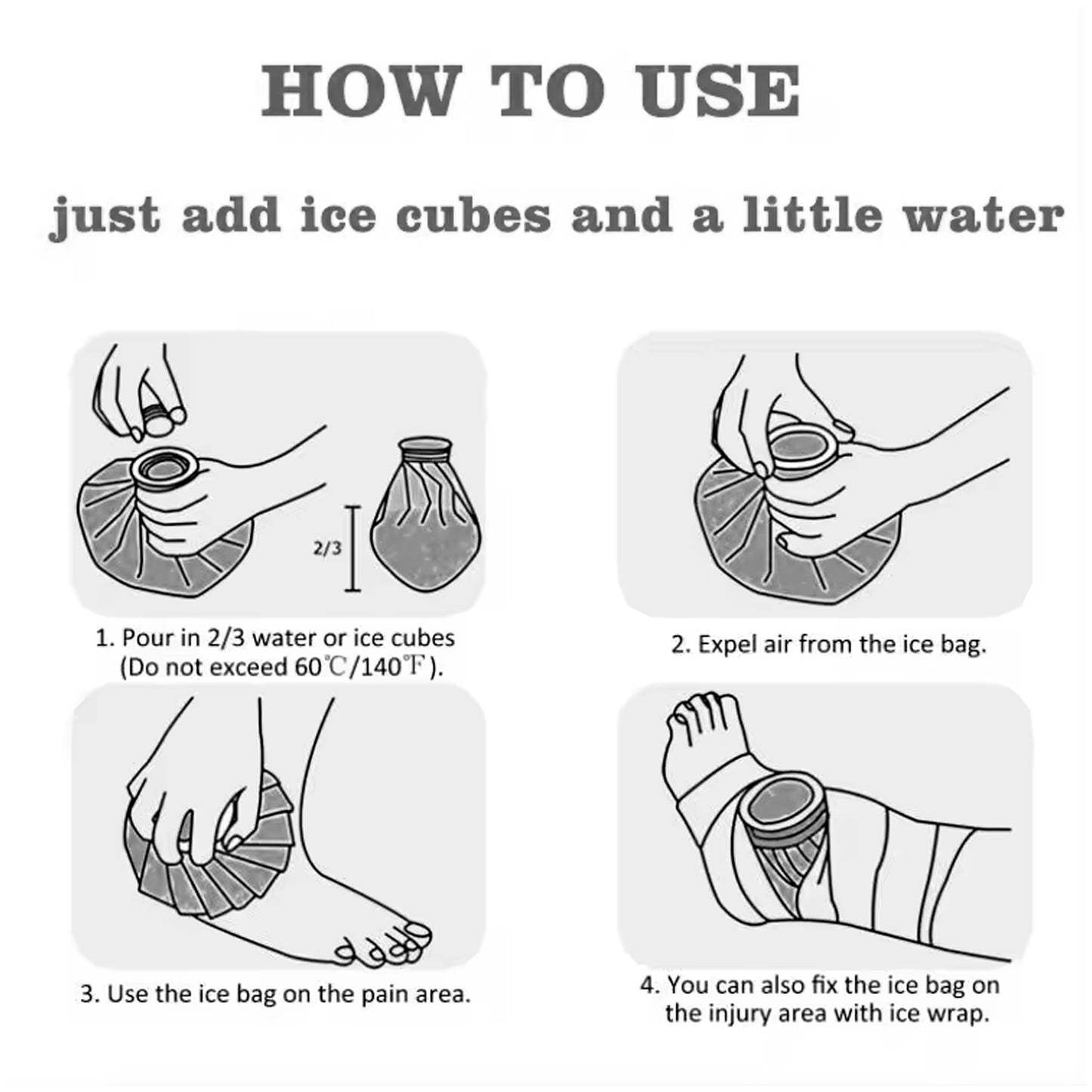 Painreliever Ice Bag Used To Overcome Joints Pain In Body (16cm) - Happy Price - Image 5