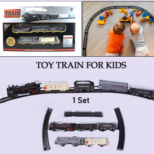 Toy Train Set For Kids Battery Operated Train With Track Set