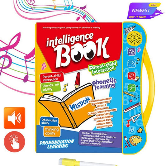 Musical Learning Study Book With Numbers Letters - Happy Price - Image 1