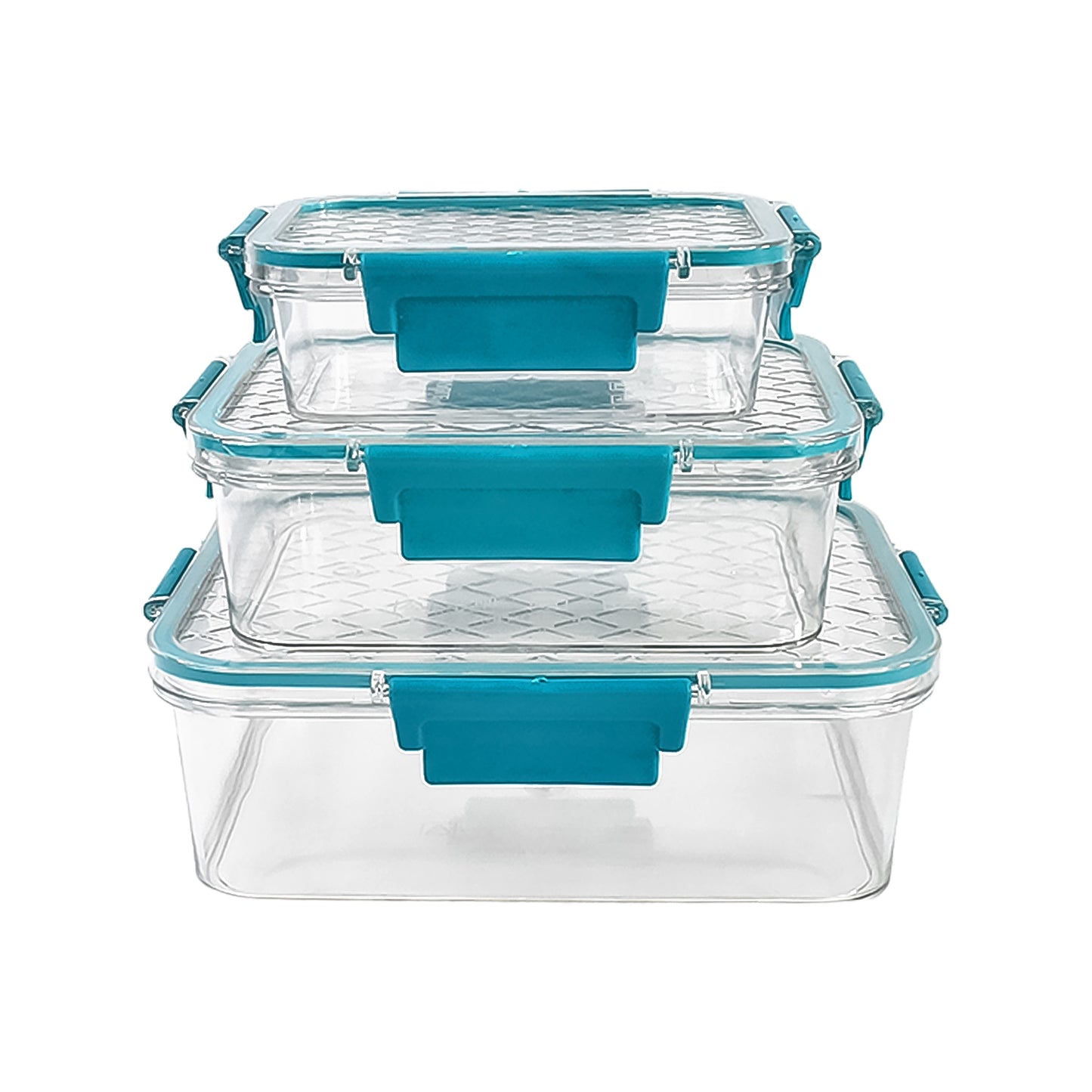 Set of 3 Airtight Plastic Food Containers - 1500, 750, 350 ML Approx - Happy Price - Image 5